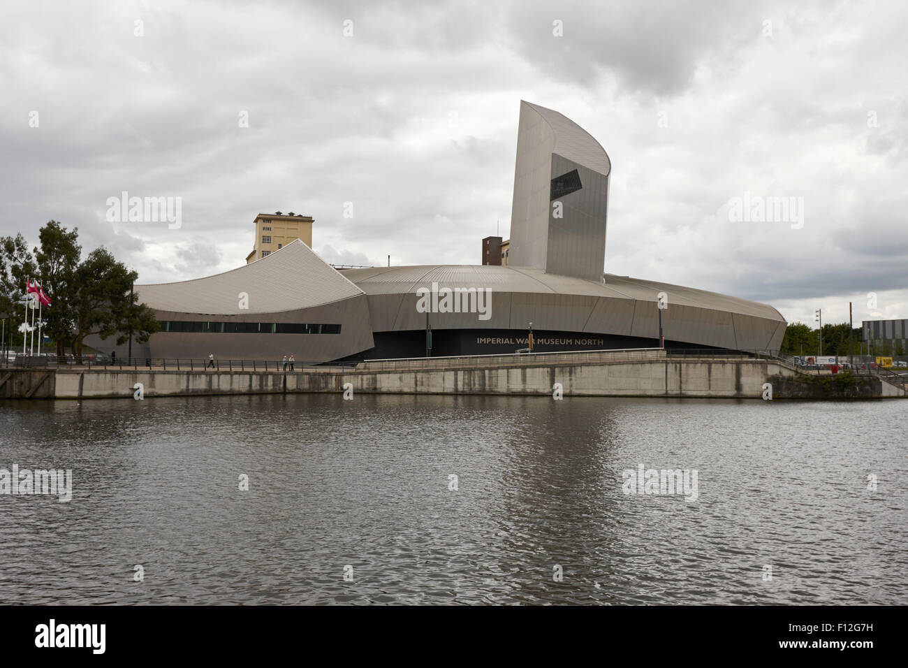 Imperial war museum north salford quays Manchester uk Stock Photo