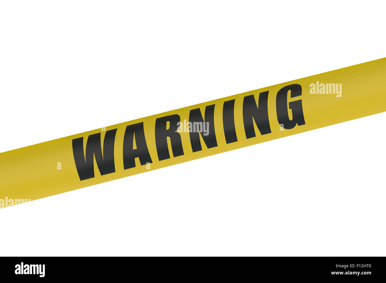 Warning Yellow Tape isolated on white background Stock Photo Alamy