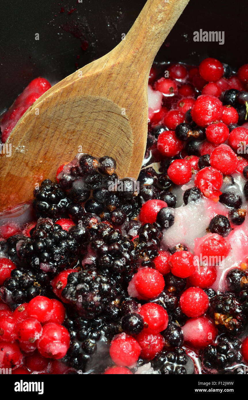 Jam making Fruits Stock Photo Alamy