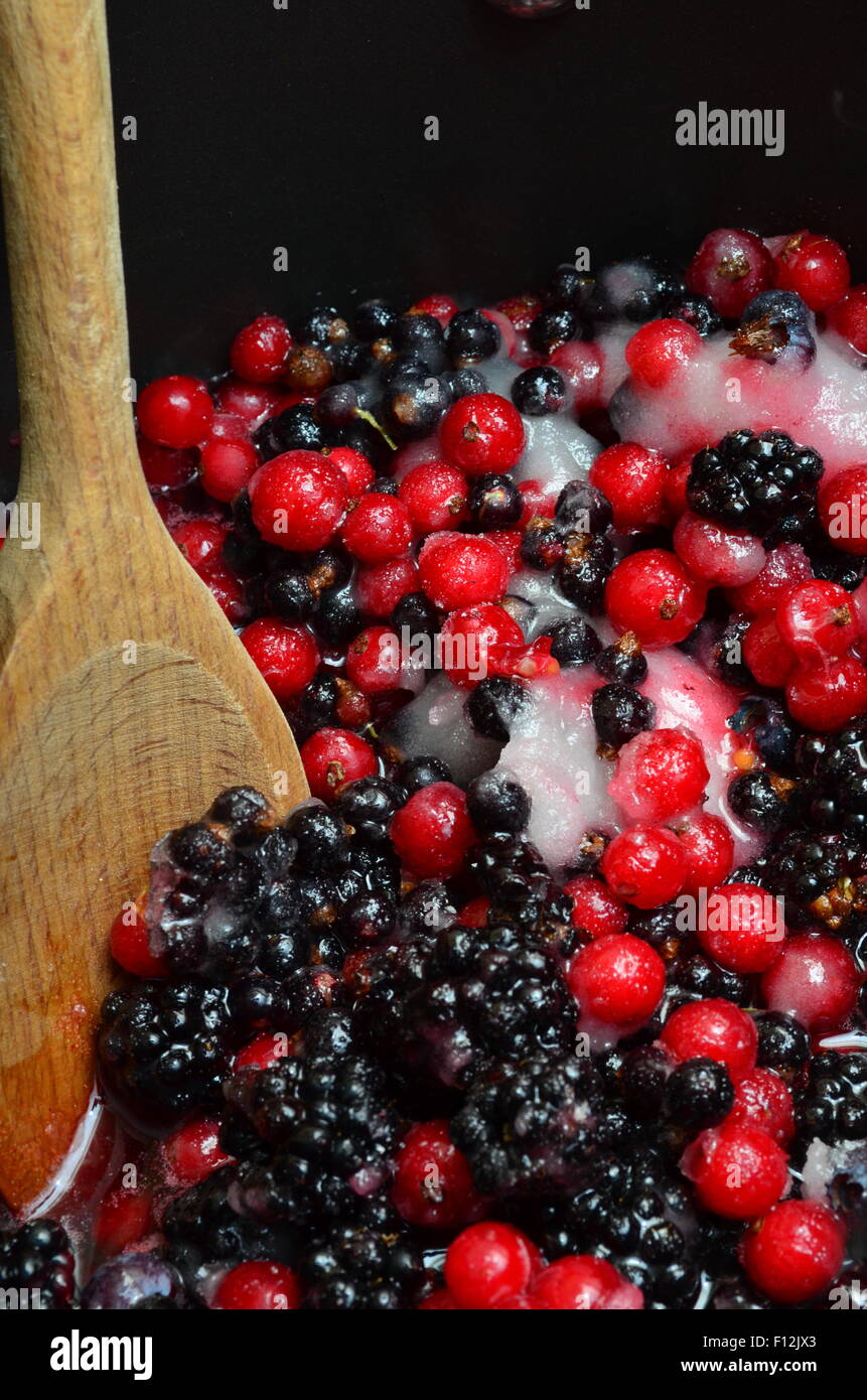 Jam making Fruits Stock Photo Alamy