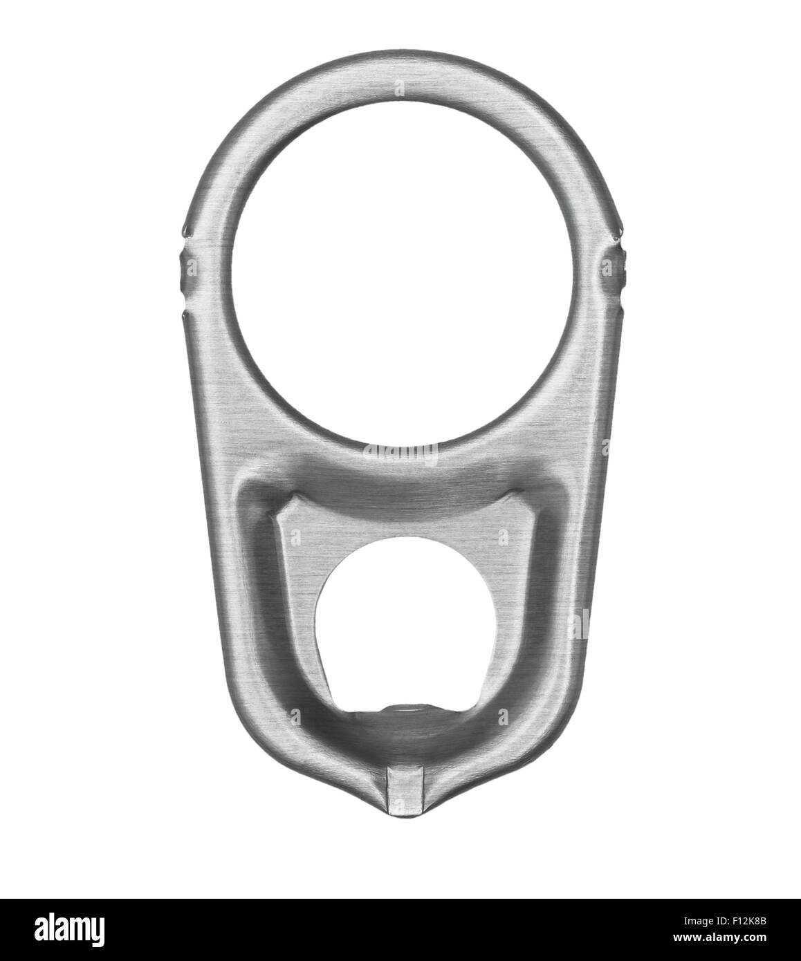 ring pull isolated on a white background Stock Photo Alamy