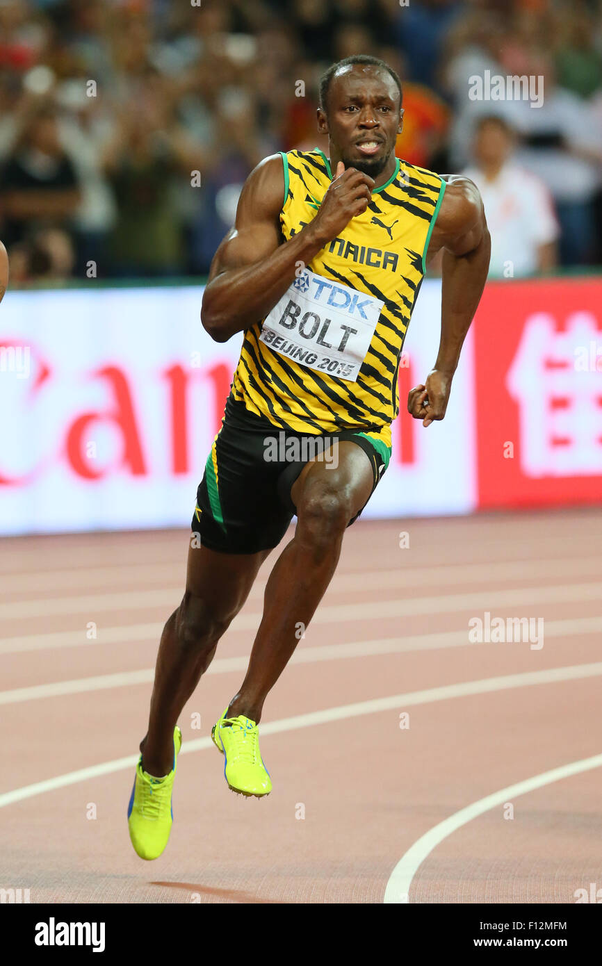 Beijing, China. 25th Aug, 2015. Usain Bolt (JAM) Athletics 15th IAAF