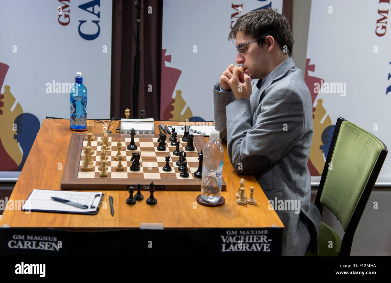 St. Louis, Missouri, USA. 25th Aug, 2015. GM HIKARU NAKAMURA and