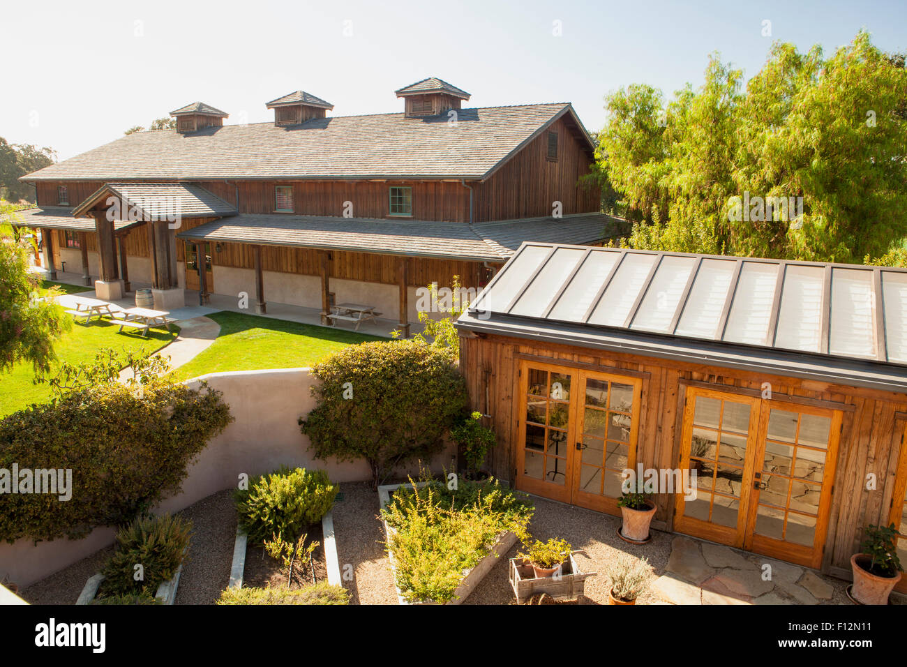 Wine tasting winery vineyard barn hires stock photography and images