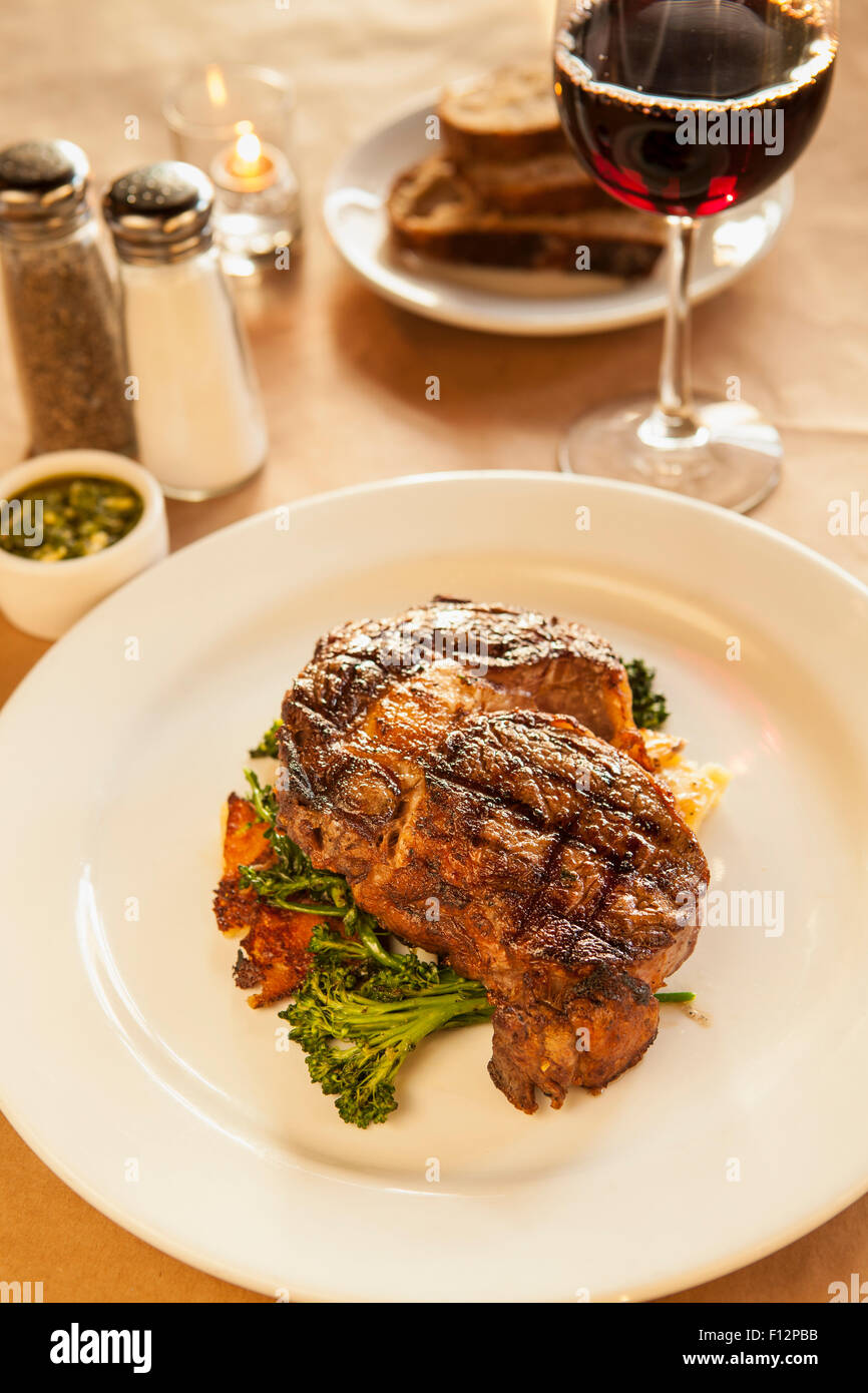 Rib eye steak hires stock photography and images Alamy