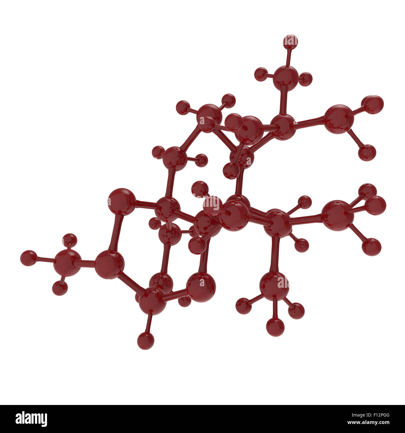 Molecule white 3d on white background Stock Photo - Alamy