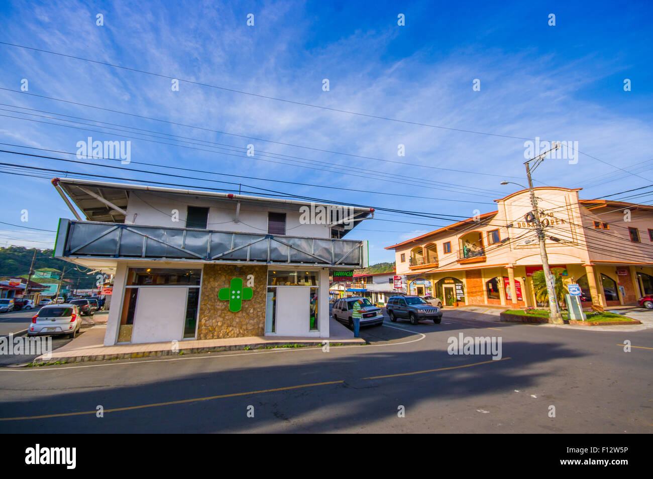 Boquete is a small town on the Caldera River, in the green mountain