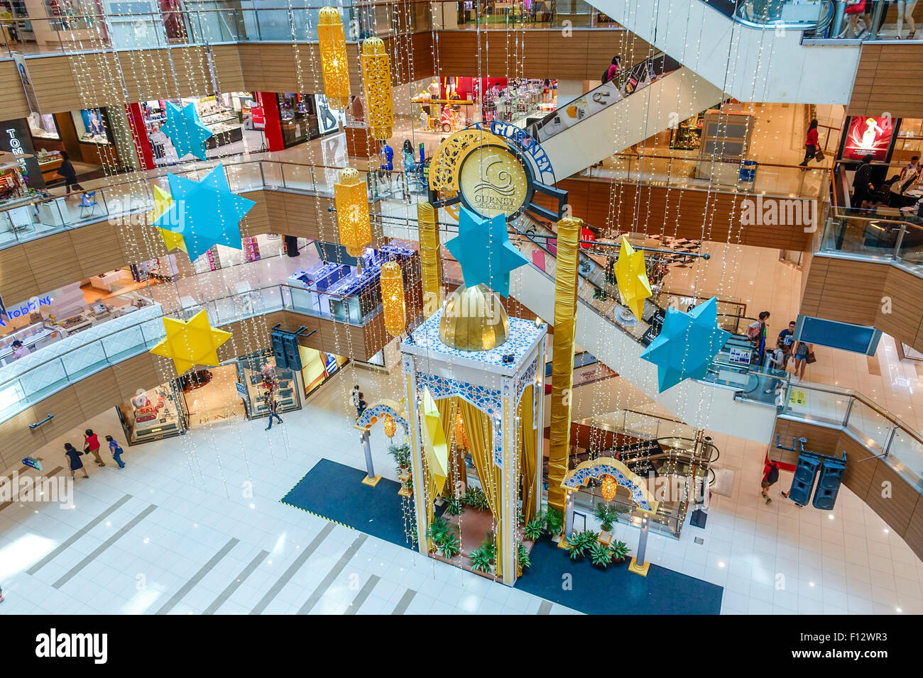 Gurney Plaza shopping centre in Town Penang, Malaysia Stock
