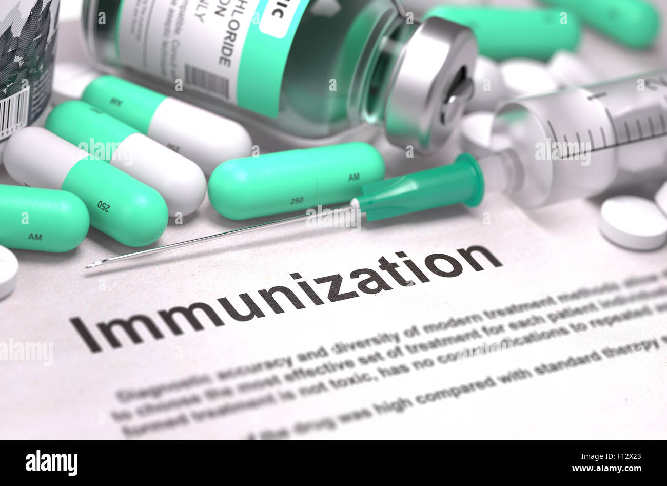 Immunization - Medical Concept. Stock Photo
