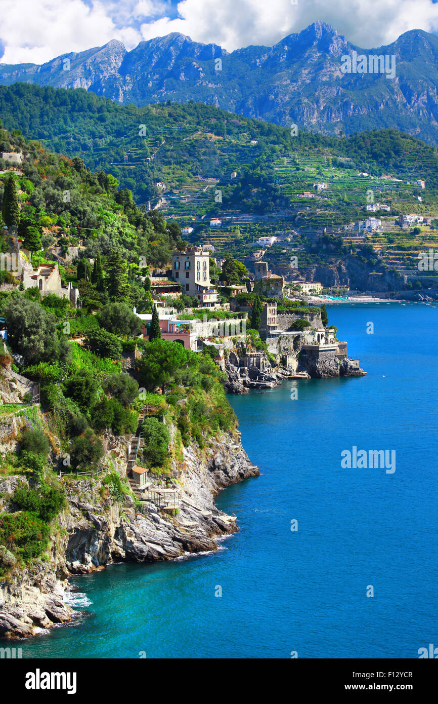 beautiful place of Italy - Amalfi coast, Castiglione Stock Photo