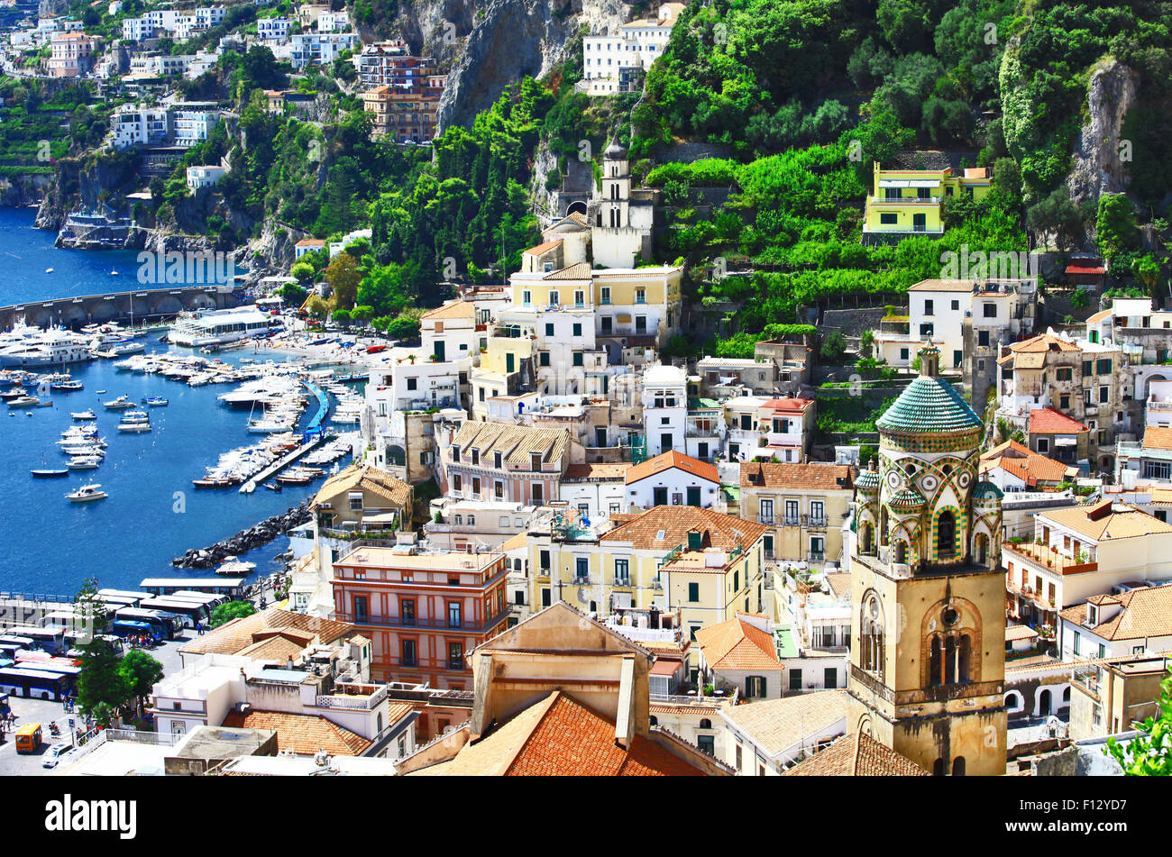 travel in Italy - Amalfi Stock Photo