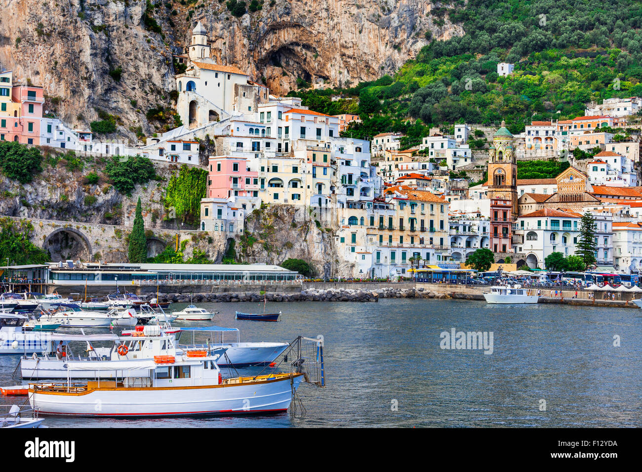 Travel in Italy -  pictorial Amalfi Stock Photo