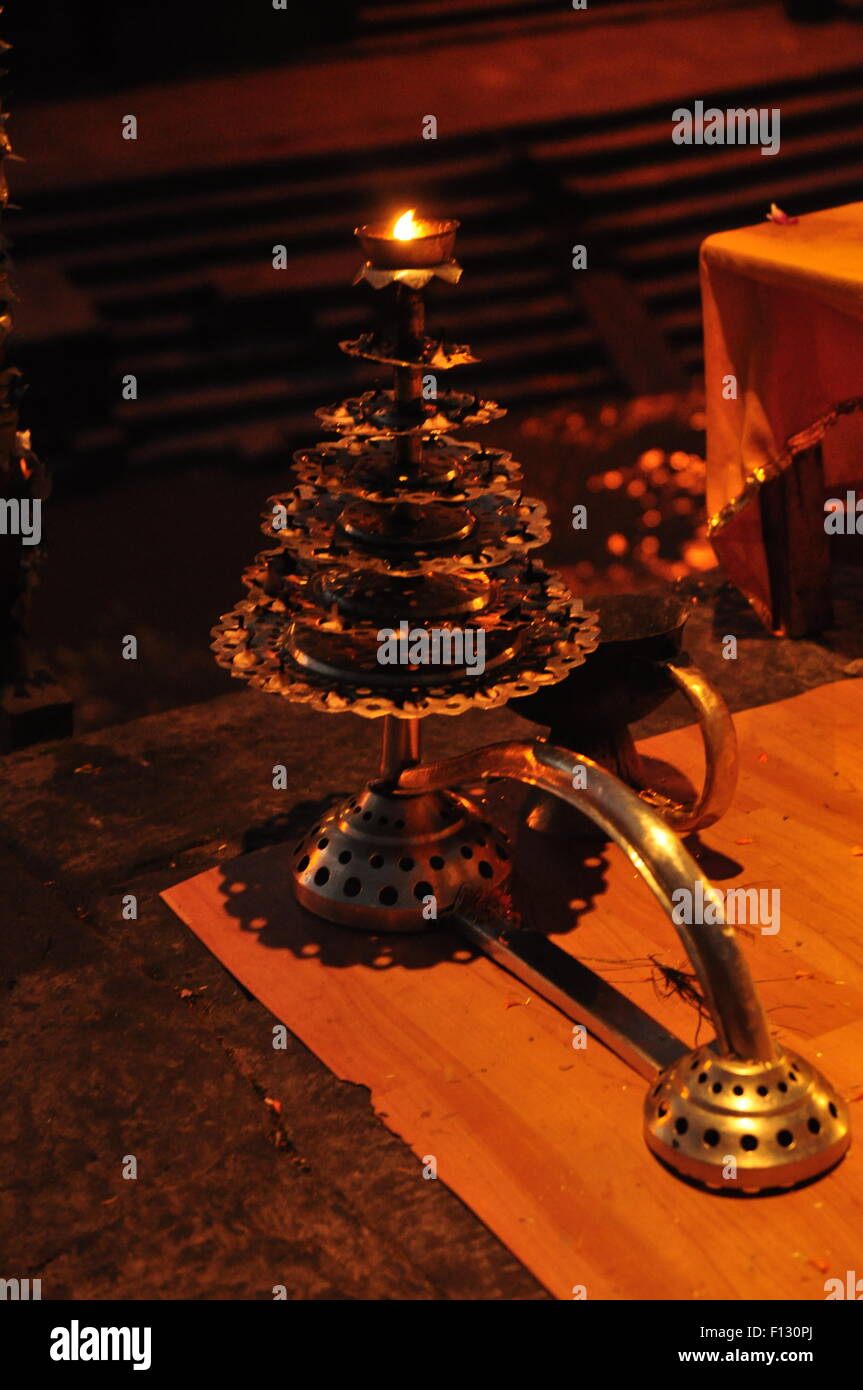 Hindu Arti Lamp High Resolution Stock Photography And Images Alamy