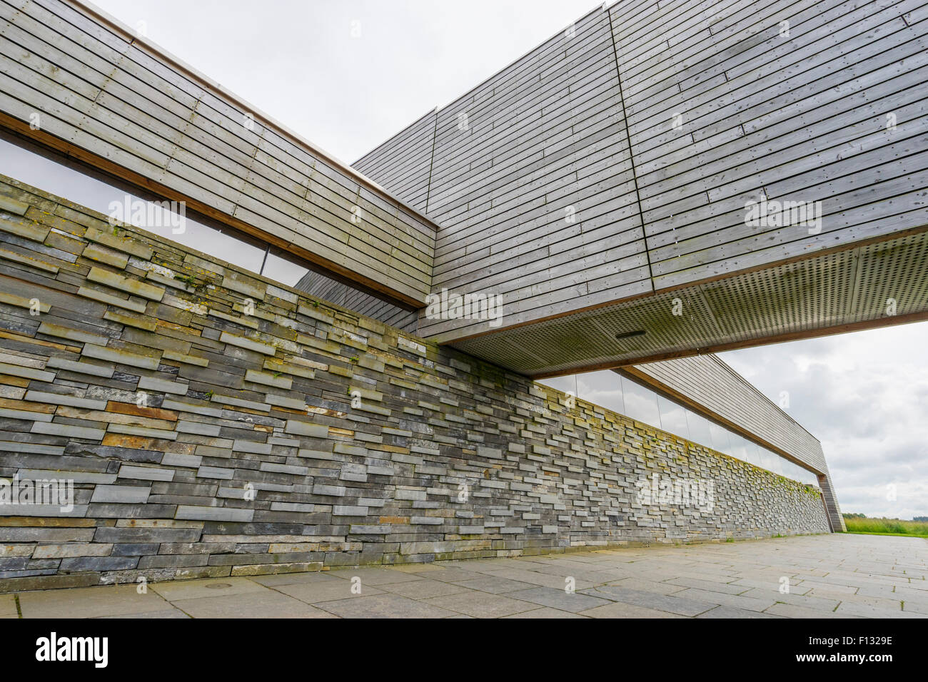 National Trust for Scotland Visitor Centre at Culloden Moor in Scotland. Stock Photo