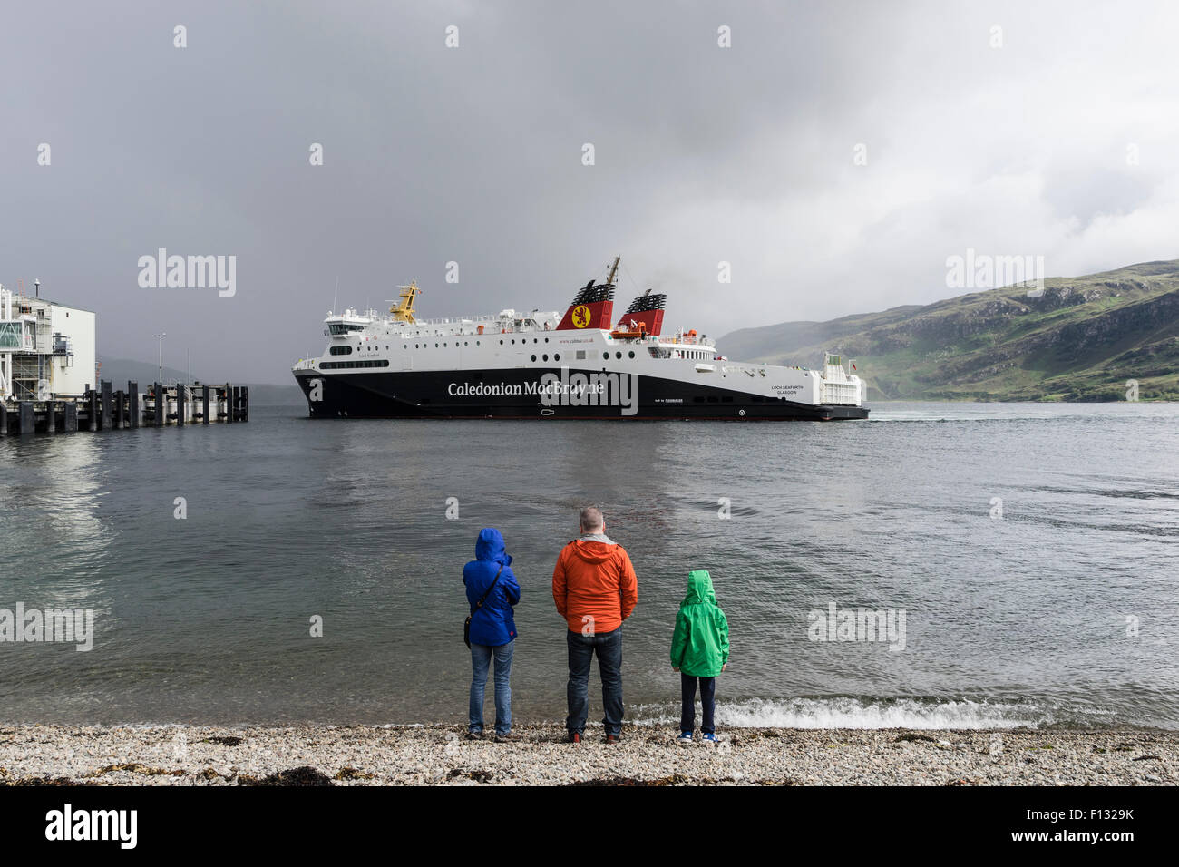 Caledonian Macbrayne ( Calmac) ferry from Stornaway on Isle of Lewis in