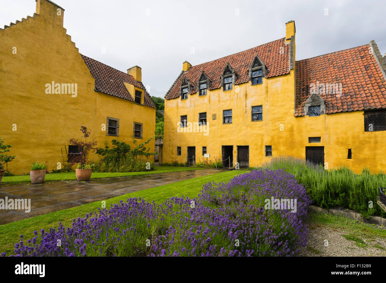Exterior view of Culross Palace in Fife Scotland Stock Photo