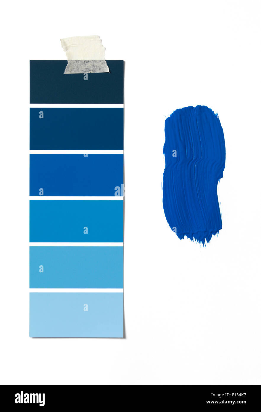 Isolated Paint Swatch and sample Stock Photo Alamy