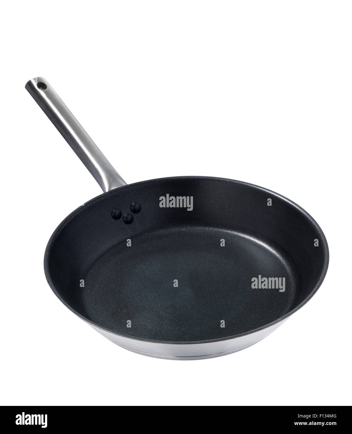 Frying pan isolated on a white background Stock Photo