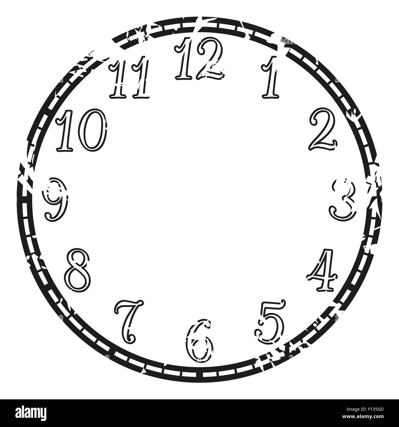 Vector vintage clock Stock Vector Image & Art Alamy