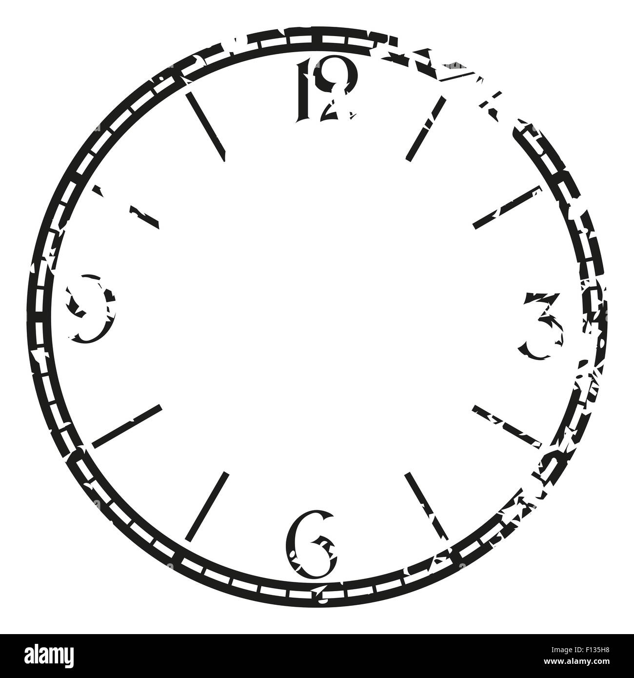 Vector vintage clock Stock Vector Image & Art Alamy