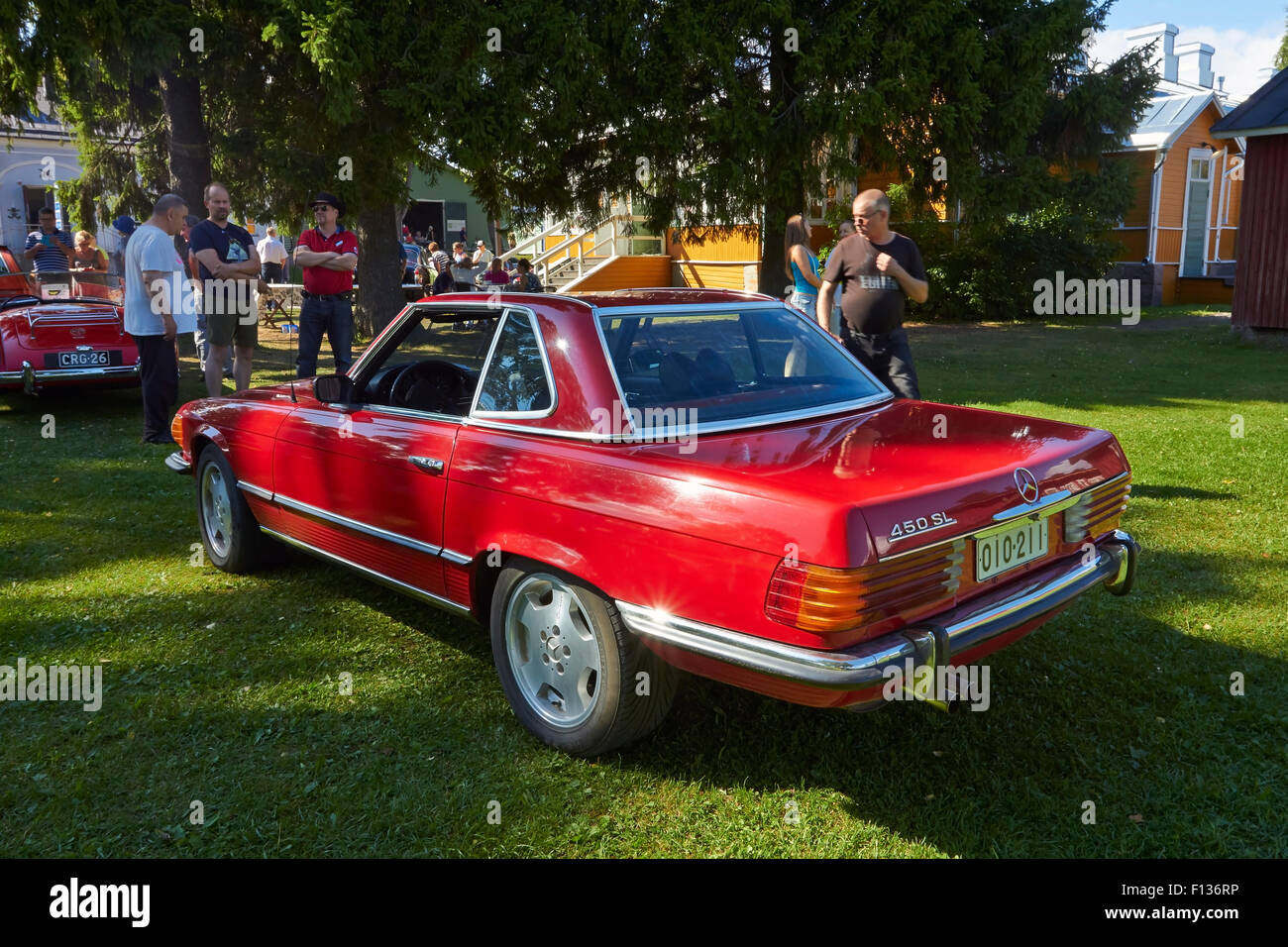 1970s Mercedes-Benz 450 SL Coupe Stock Photo