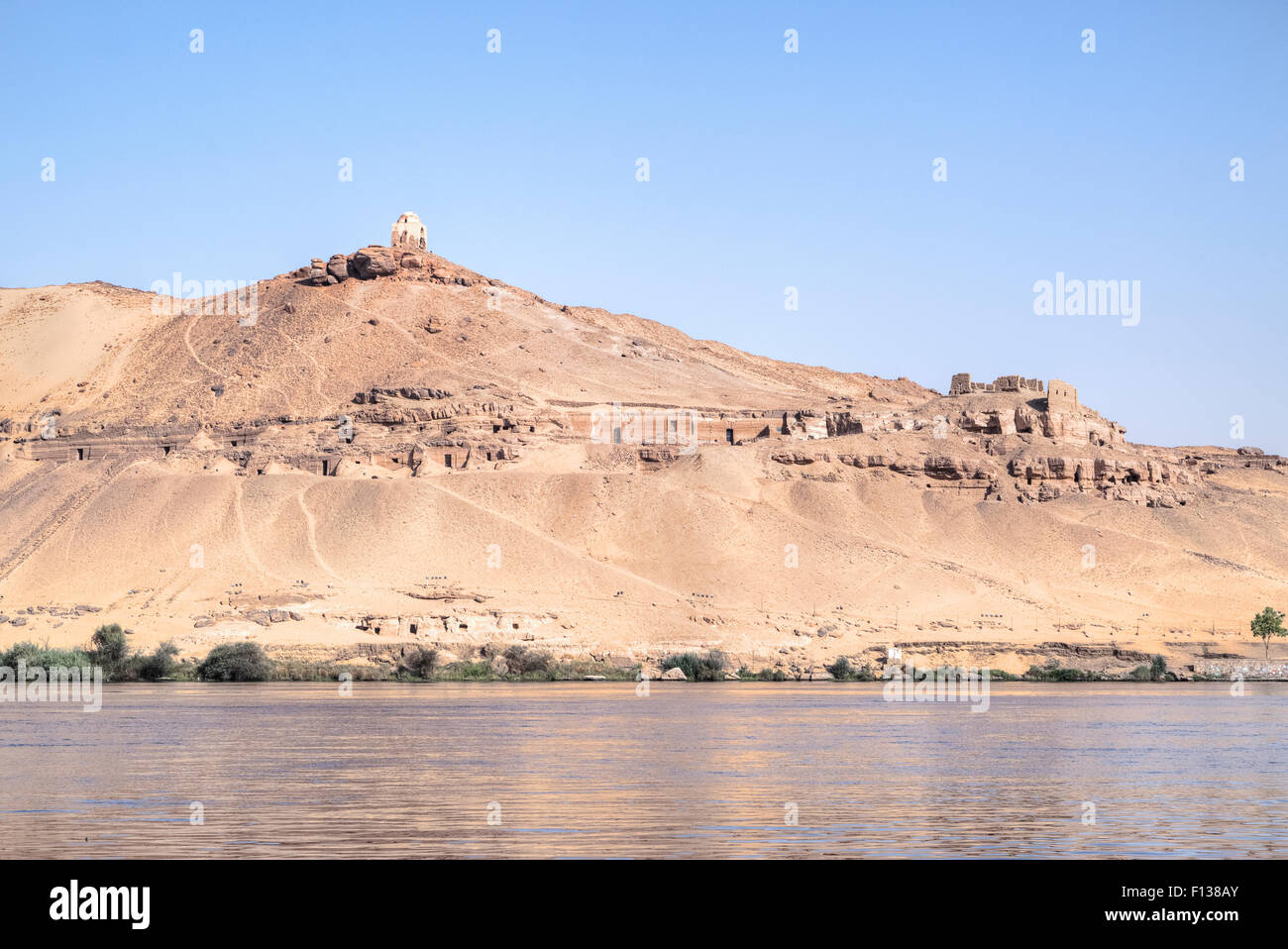 Tombs of the Nobles, Aswan, Egypt, Africa Stock Photo