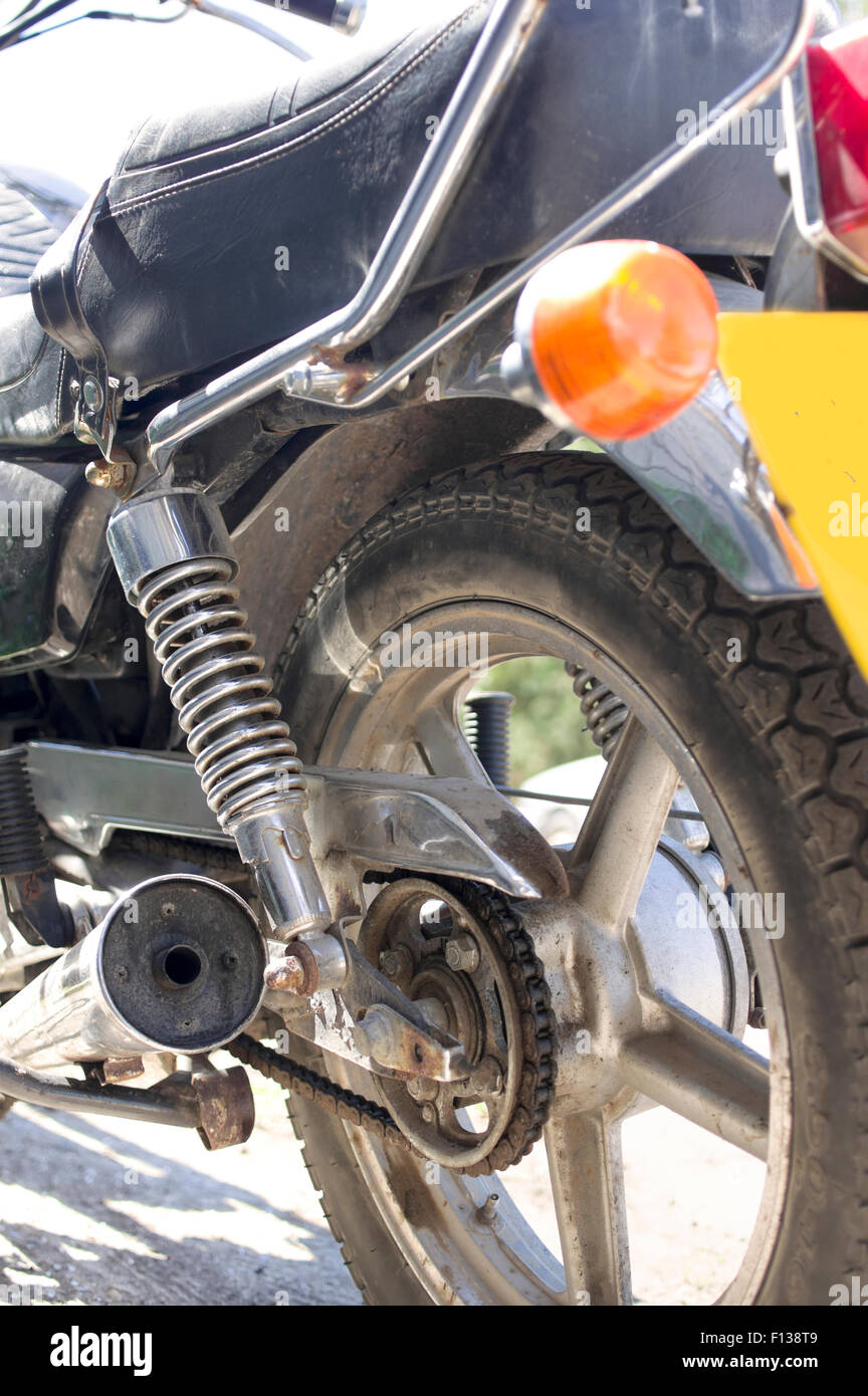 Rear of a sport bike Stock Photo - Alamy