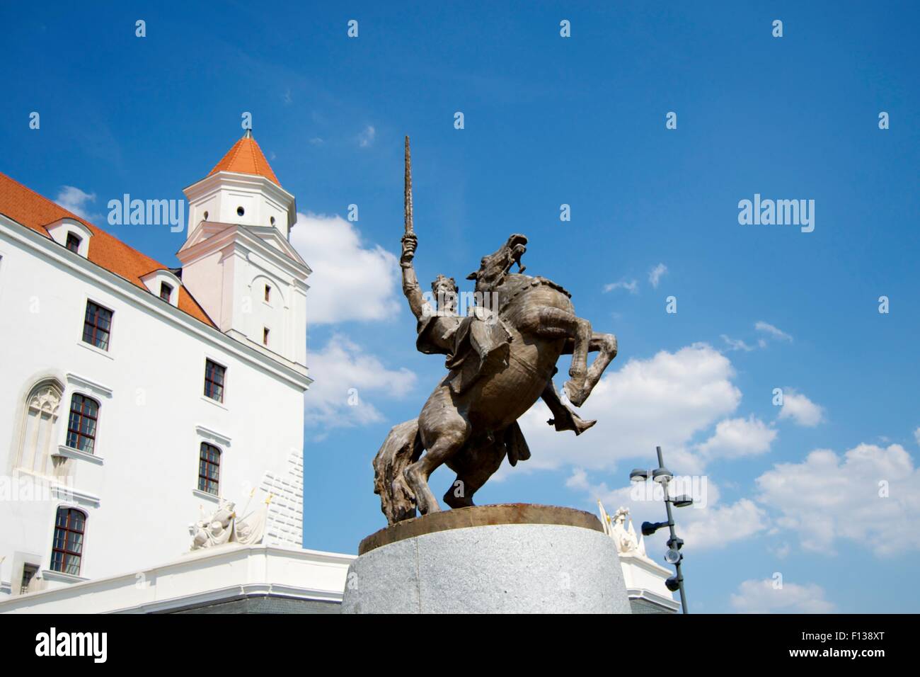 Bratislava Castle monument Stock Photo - Alamy