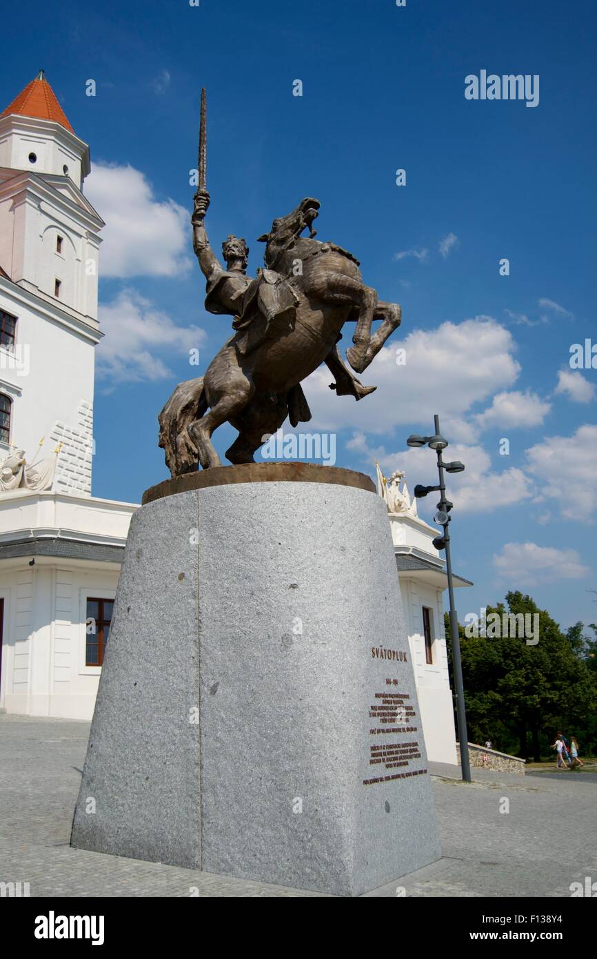 Bratislava Castle monument Stock Photo - Alamy