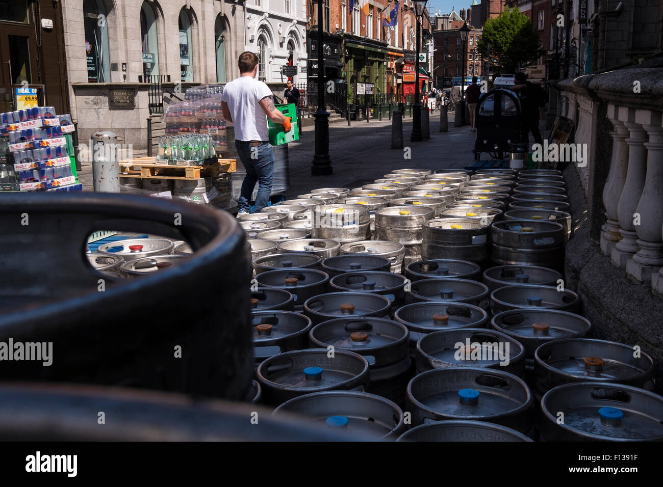 Man carrying beer keg on hires stock photography and images Alamy