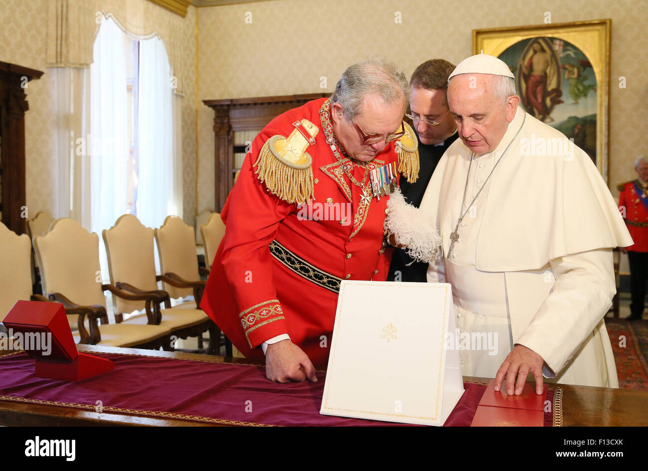 Pope Francis meets with the 79th Prince and Grand Master of the ...