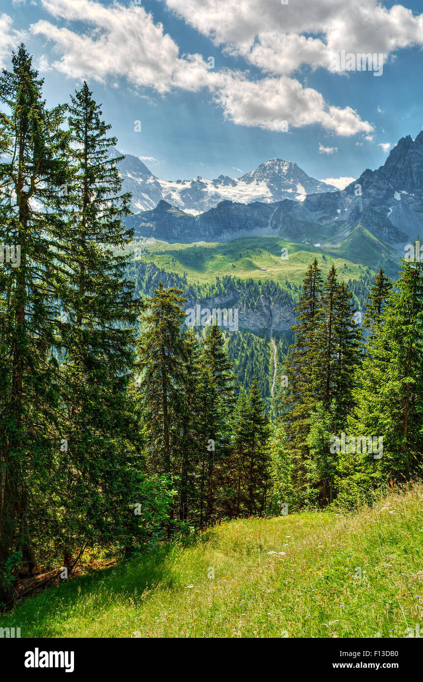 Bernese Alps, Switzerland Stock Photo