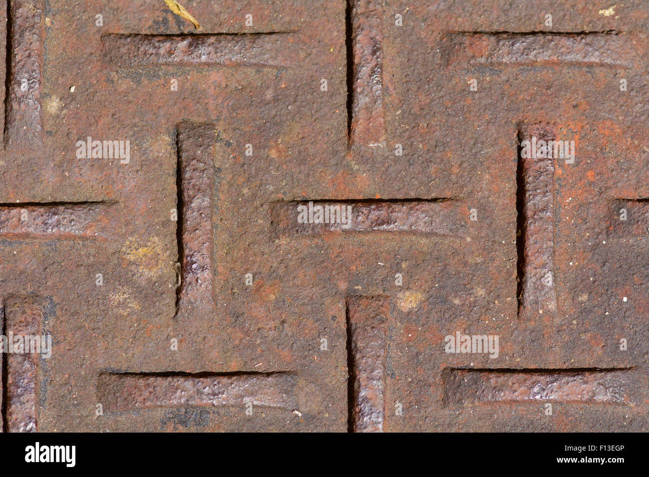 Metal drain cover pattern Stock Photo - Alamy