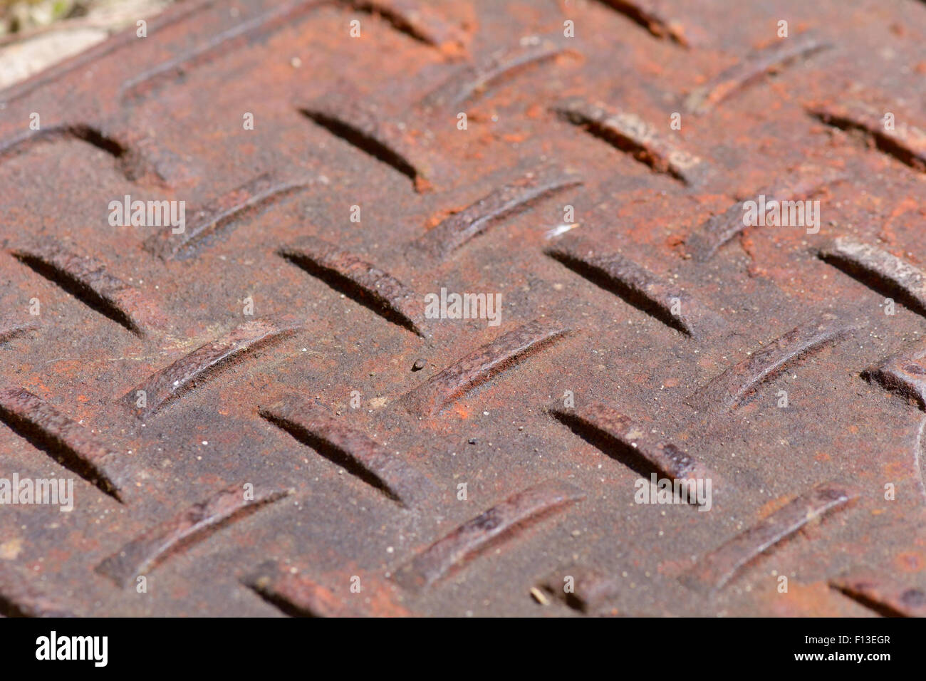 Metal drain cover pattern Stock Photo - Alamy