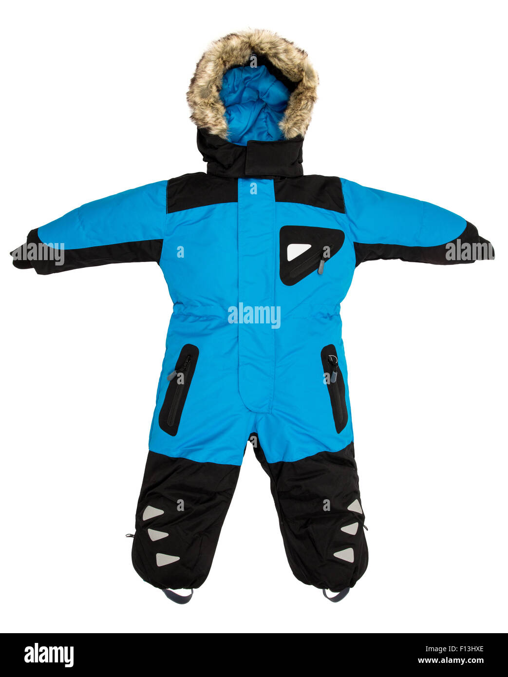 Childrens snowsuit fall on a white background Stock Photo Alamy