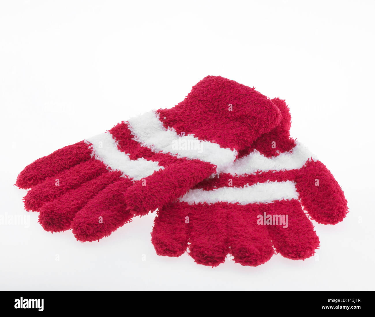 New cotton gloves isolated on white background Stock Photo Alamy