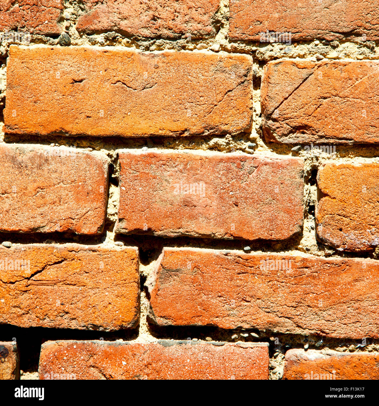 brick in italy old wall and texture material the background Stock Photo