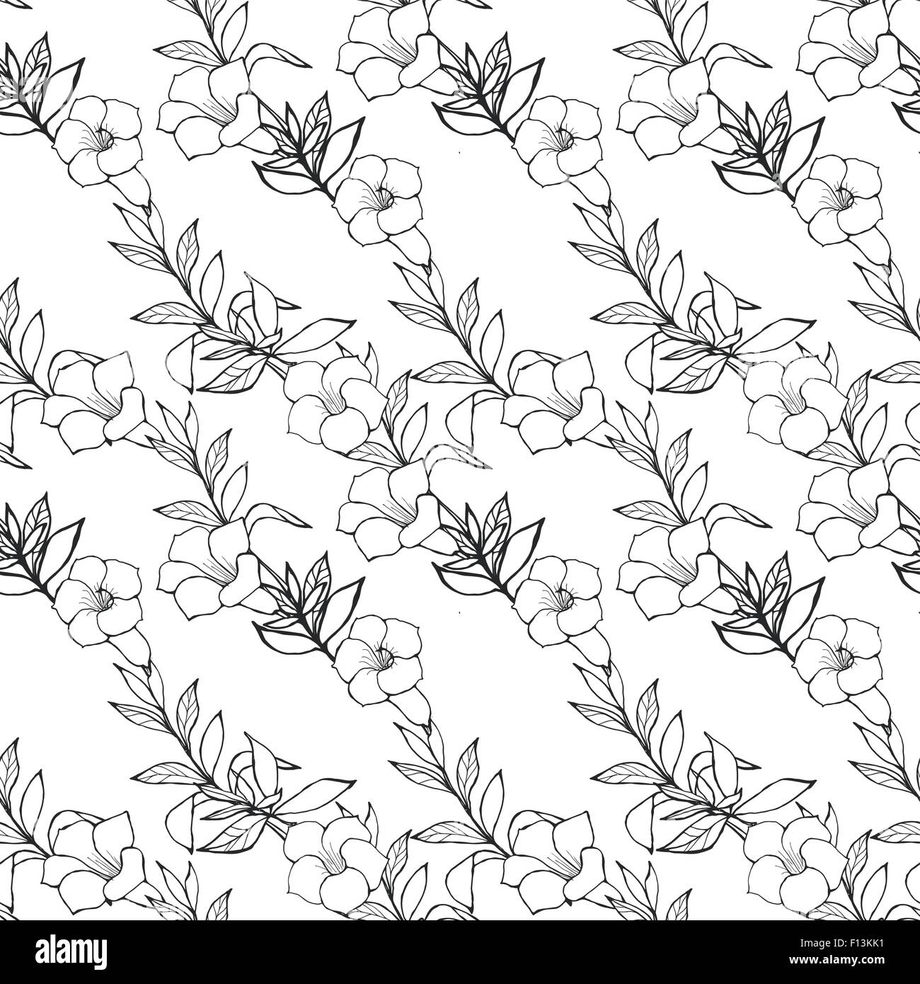 seamless floral pattern Stock Vector Image & Art Alamy