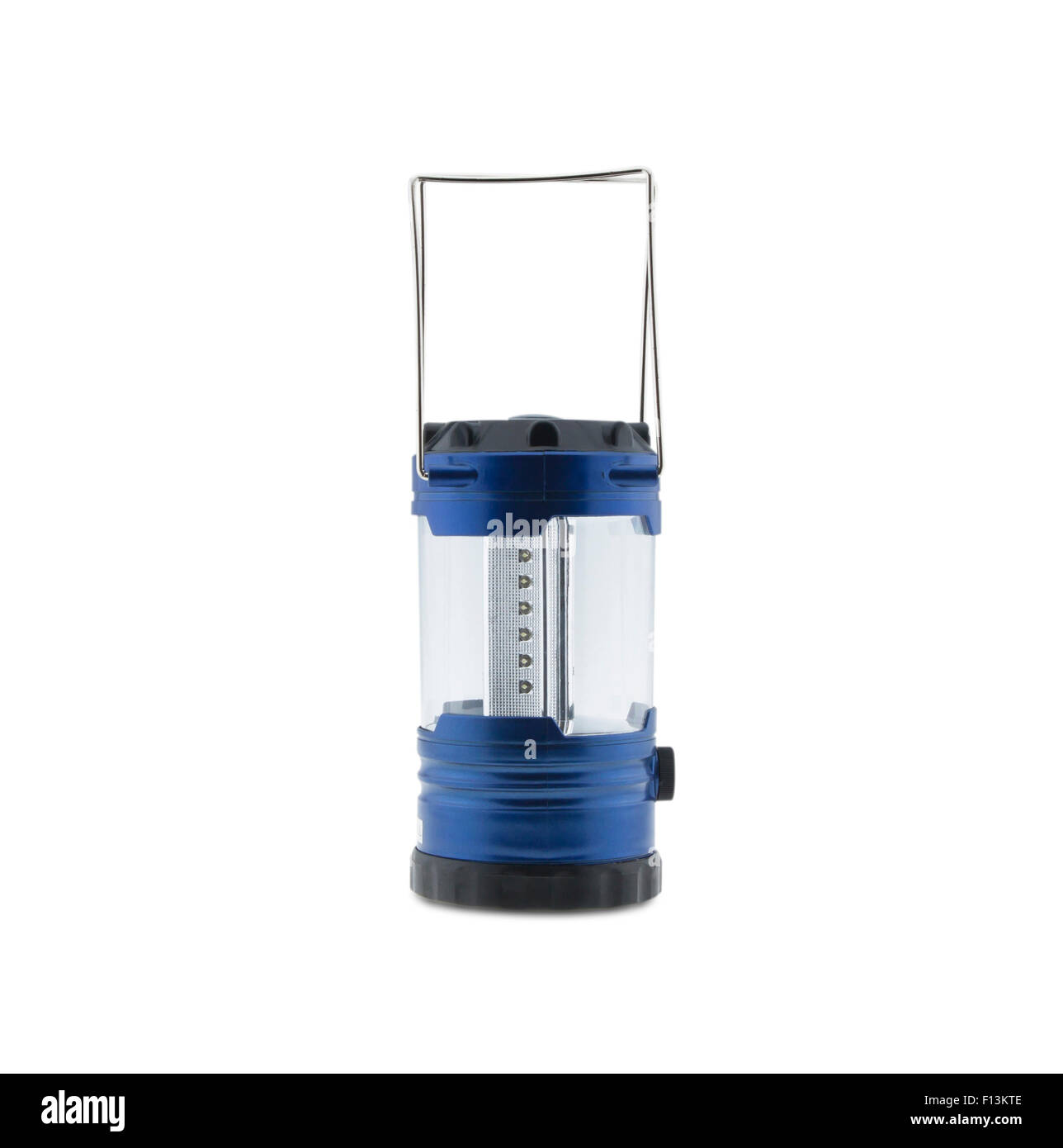 New LED flashlight isolated on white background Stock Photo - Alamy