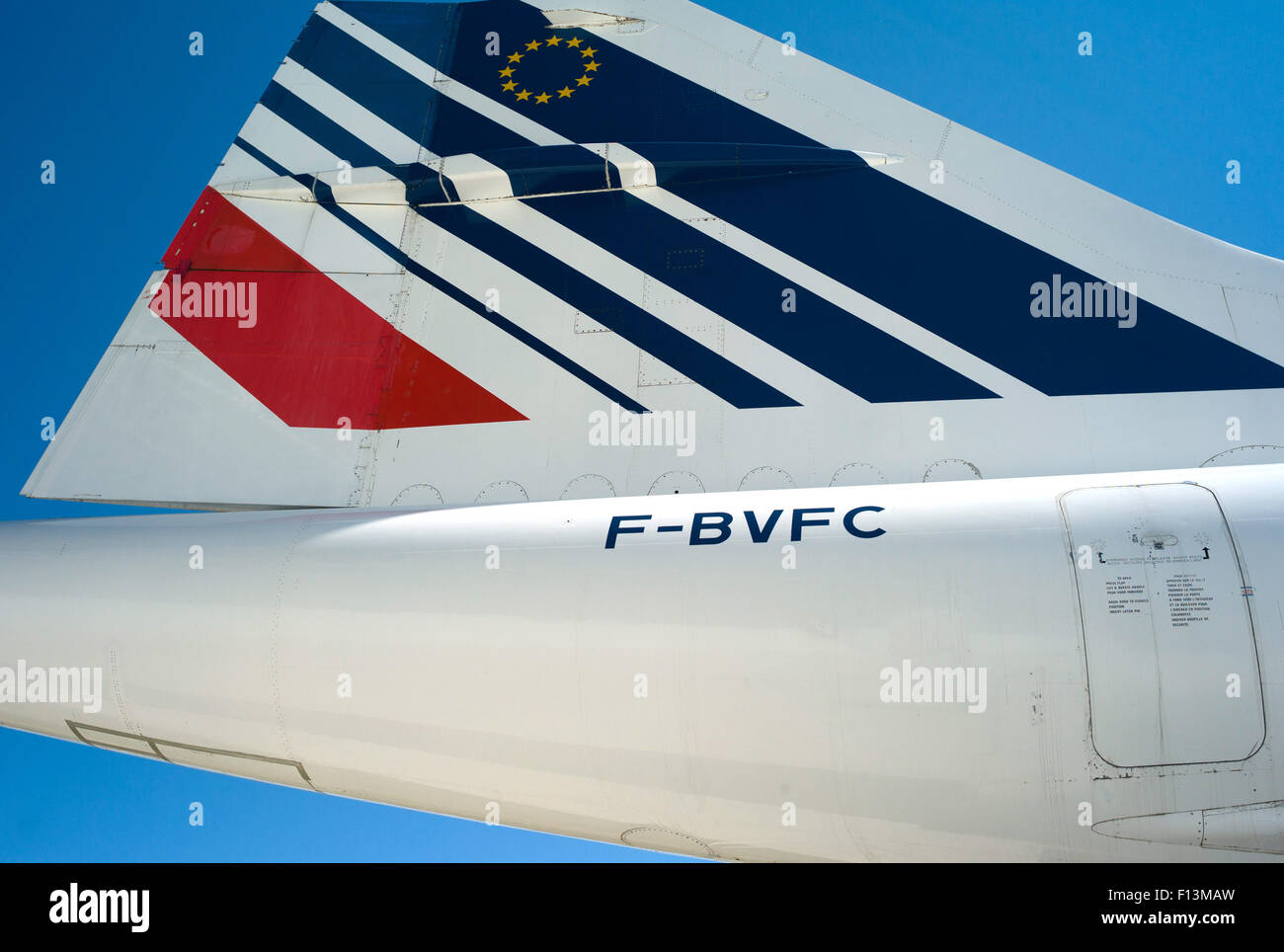 Air France Concorde F-BVFC at Aeroscopia, Blagnac Stock Photo