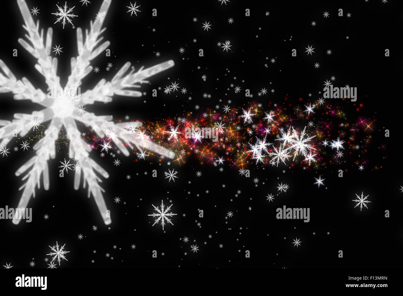Wonderful Christmas background design with snowflakes and stars Stock ...