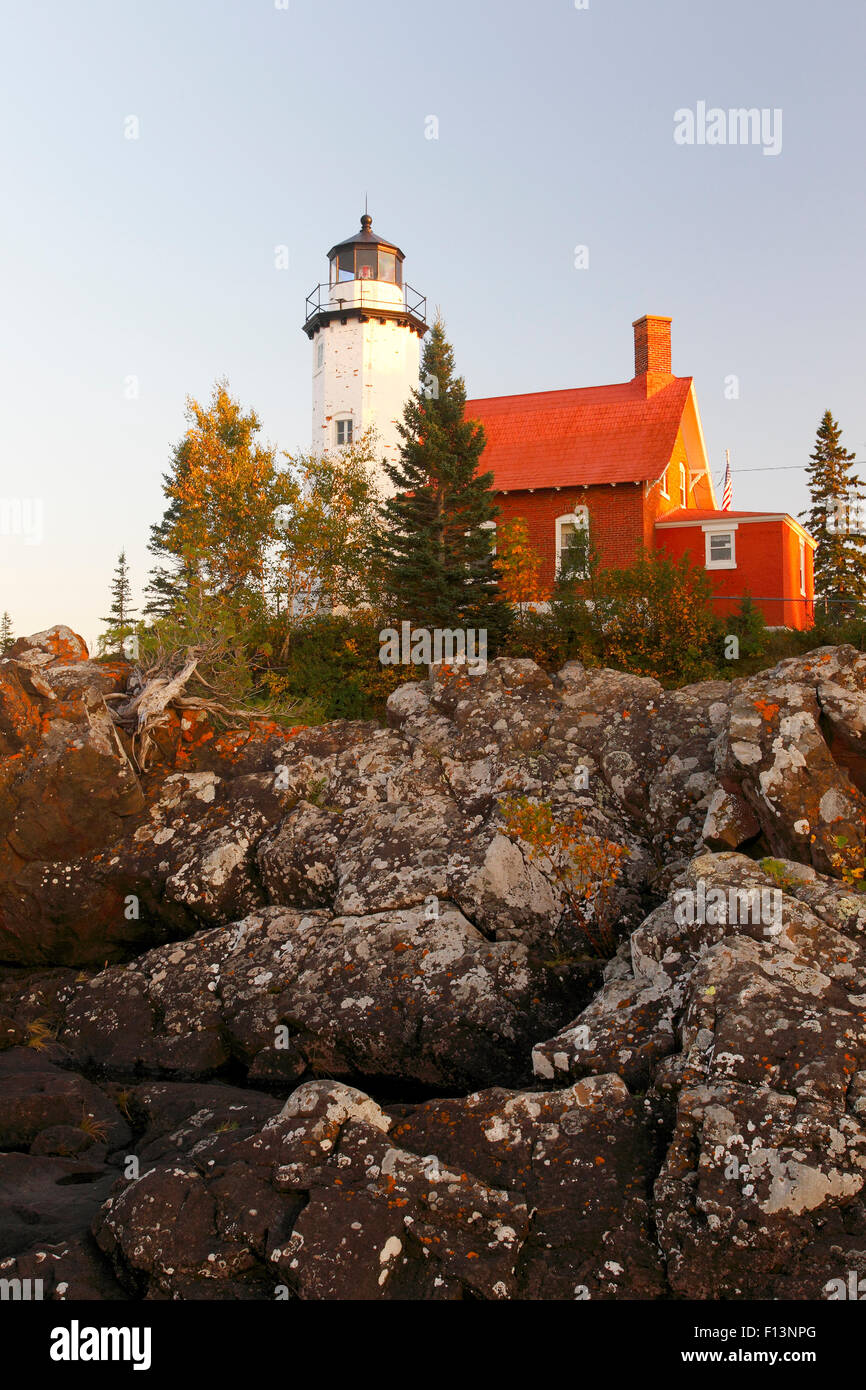 Eagle Harbor Michigan Lighthouse Stock Photo Alamy