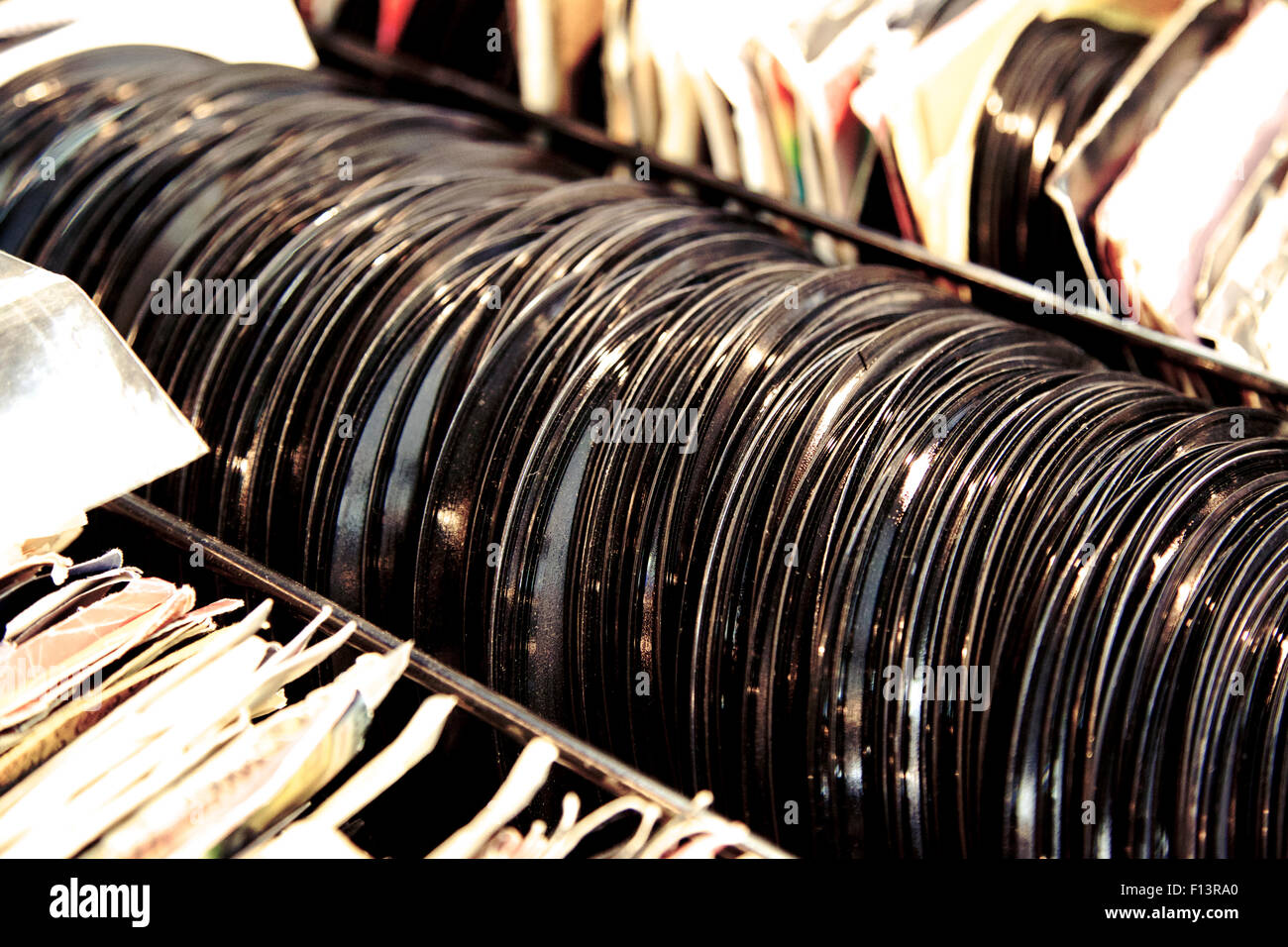 Vinyl records shop. chicago Stock Photo Alamy