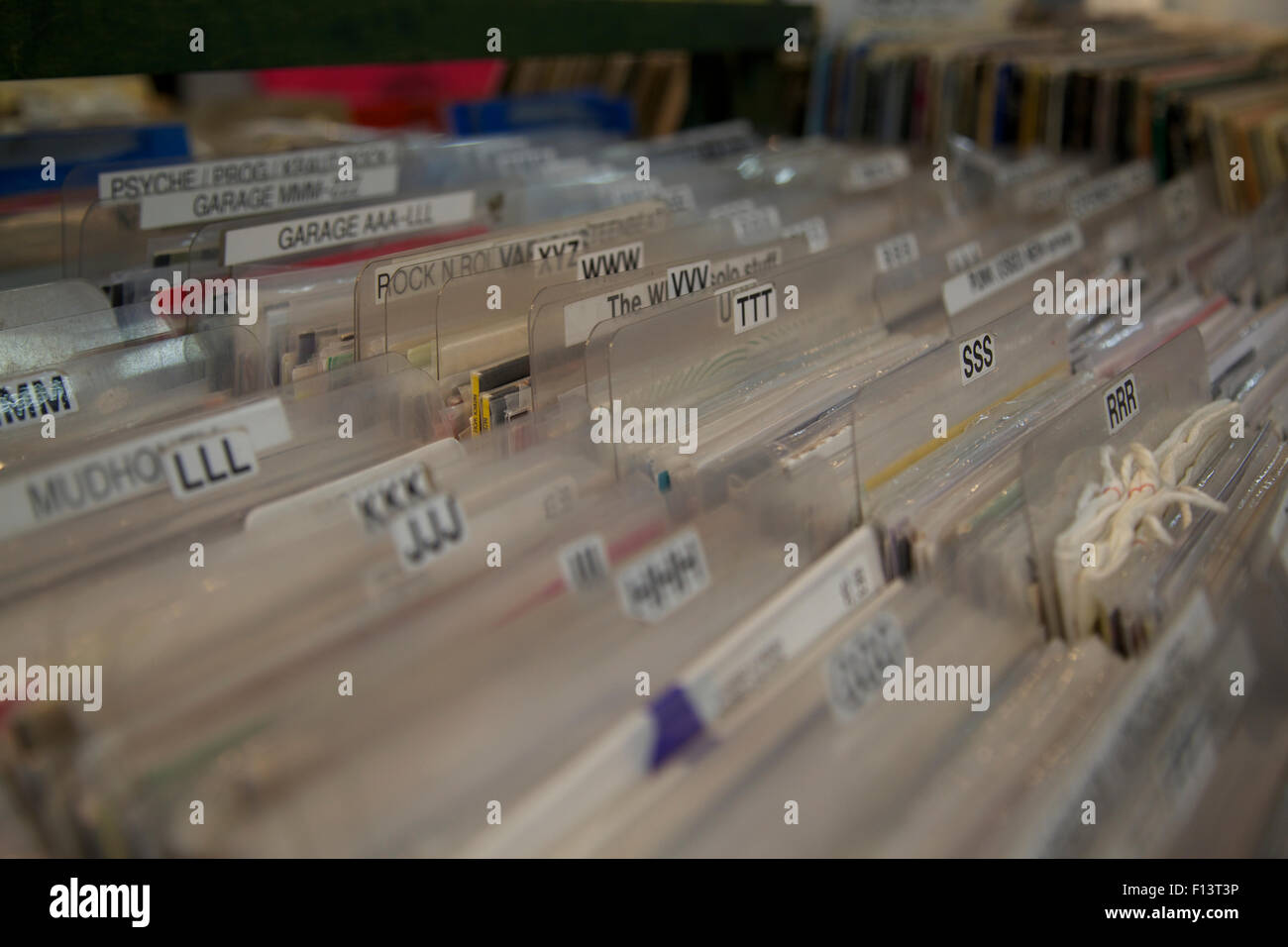 Vinyl records shop. chicago Stock Photo Alamy