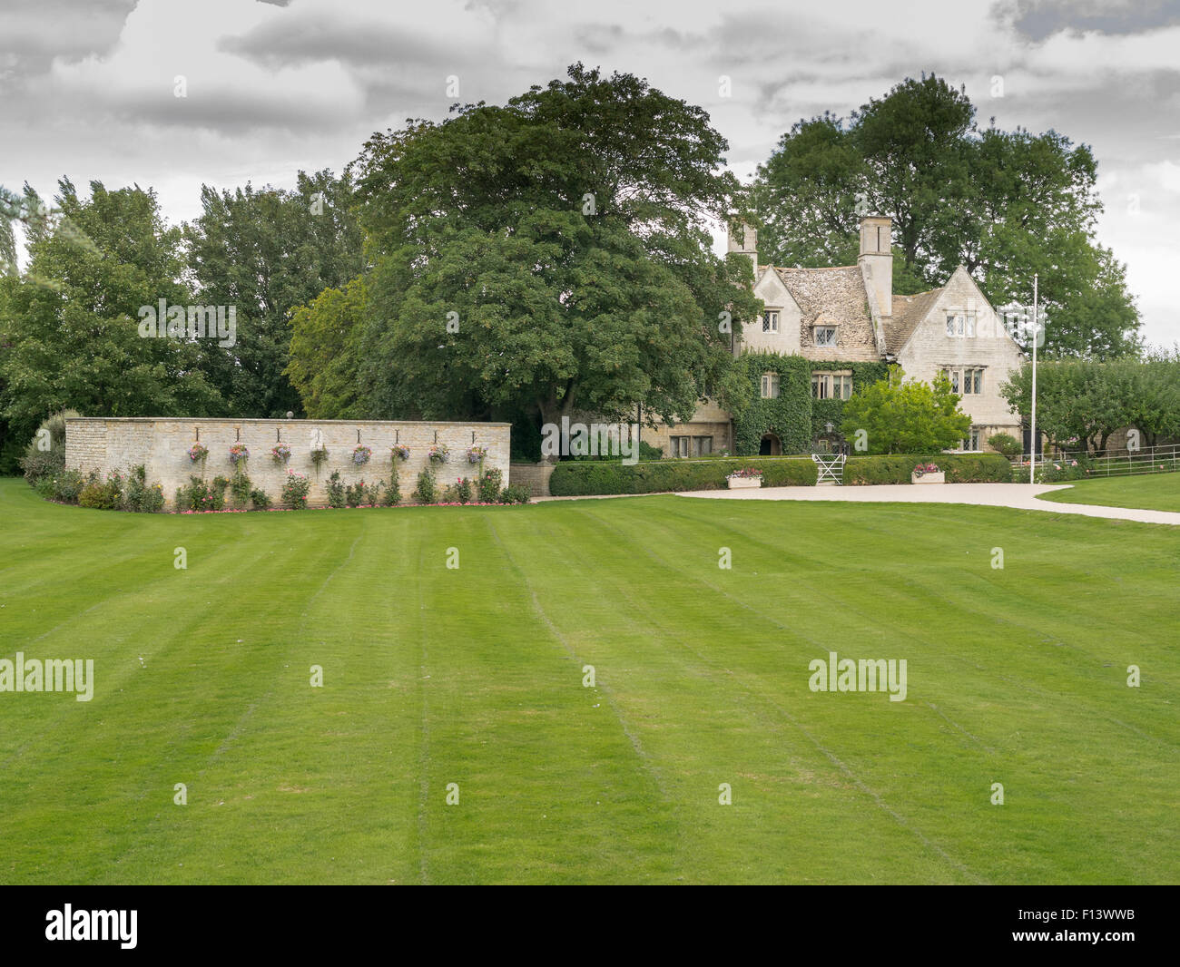 The manor house at Weldon, Northamptonshire, England, built of