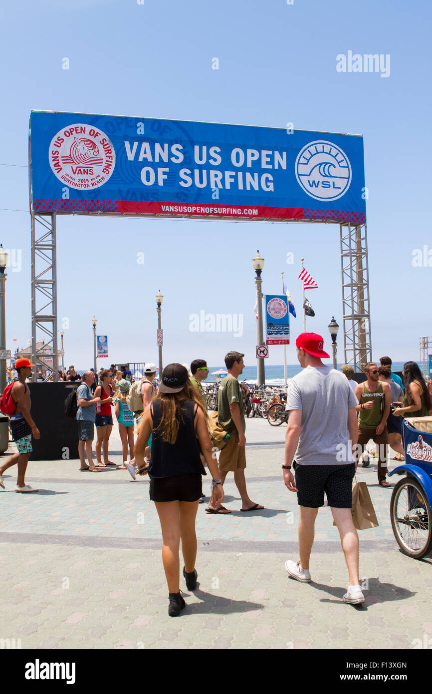 Vans US Open of Surfing at Huntington Beach California USA Stock Photo