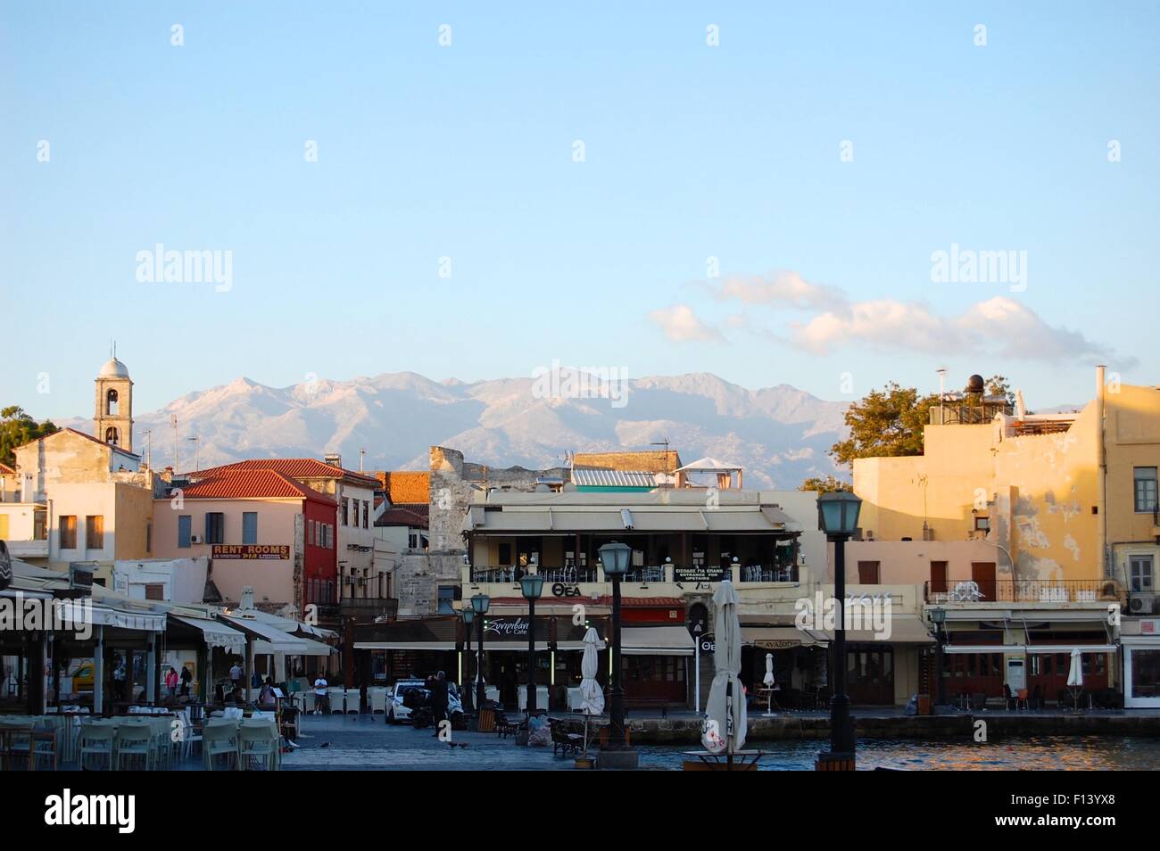 houses in chania southern crete Stock Photo Alamy