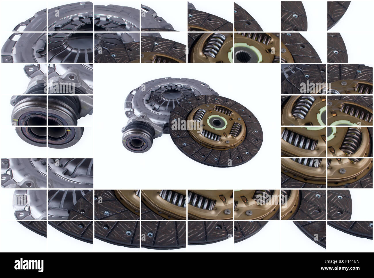 Automotive clutch on a white background Stock Photo Alamy