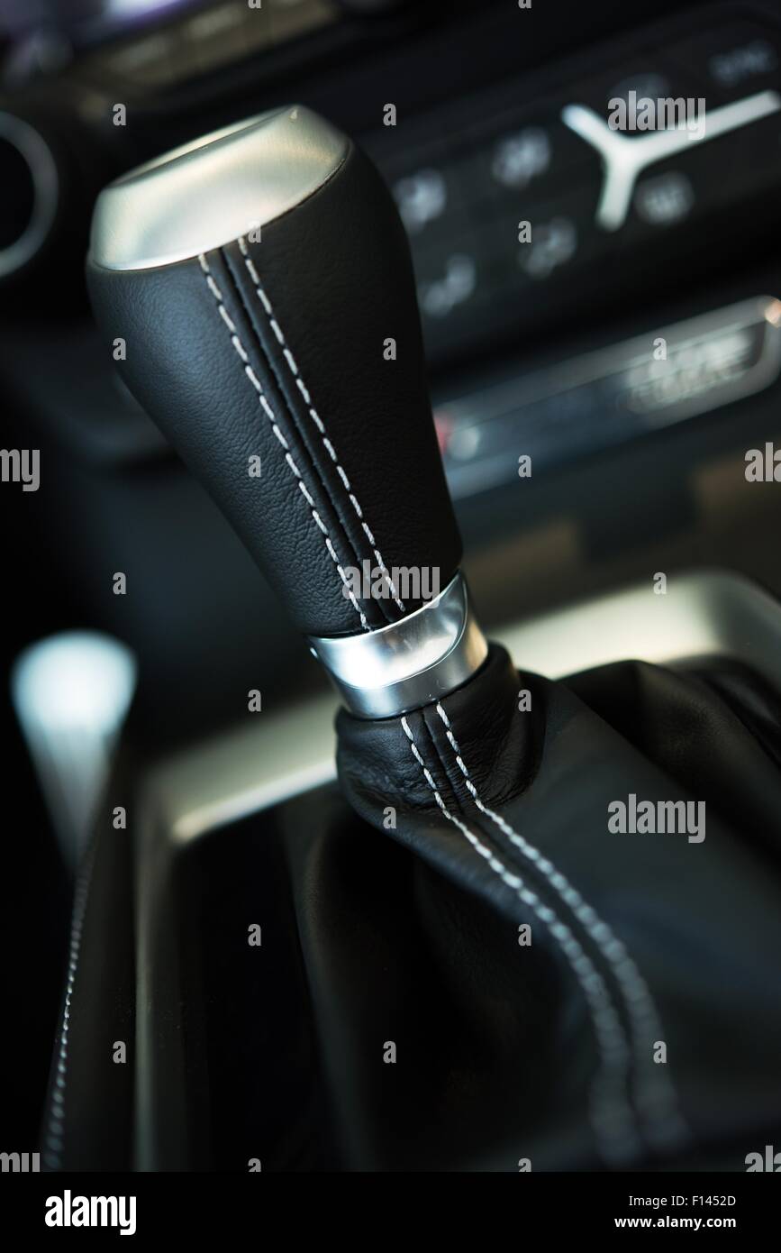 Modern Car Automatic Transmission Stick Closeup Stock Photo Alamy