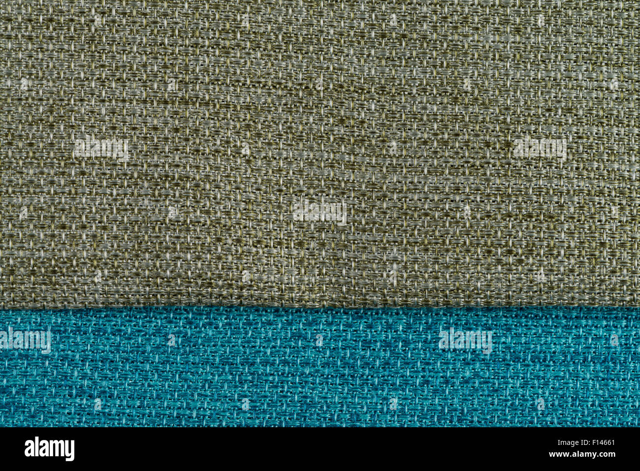 Closeup detail of green fabric texture background Stock Photo - Alamy